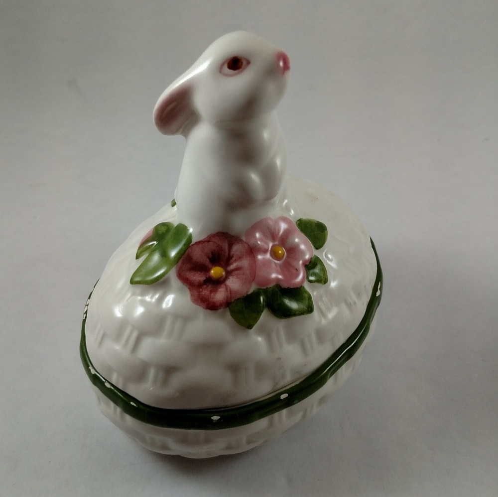 🦚Avon rabbit trinket box 1982 - Picture 5 of 8
